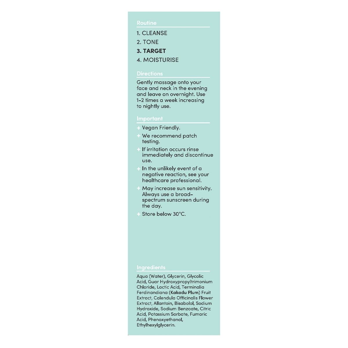 Thumbnail Me Today Targeted AHA Leave-On Exfoliant Serum 30ml