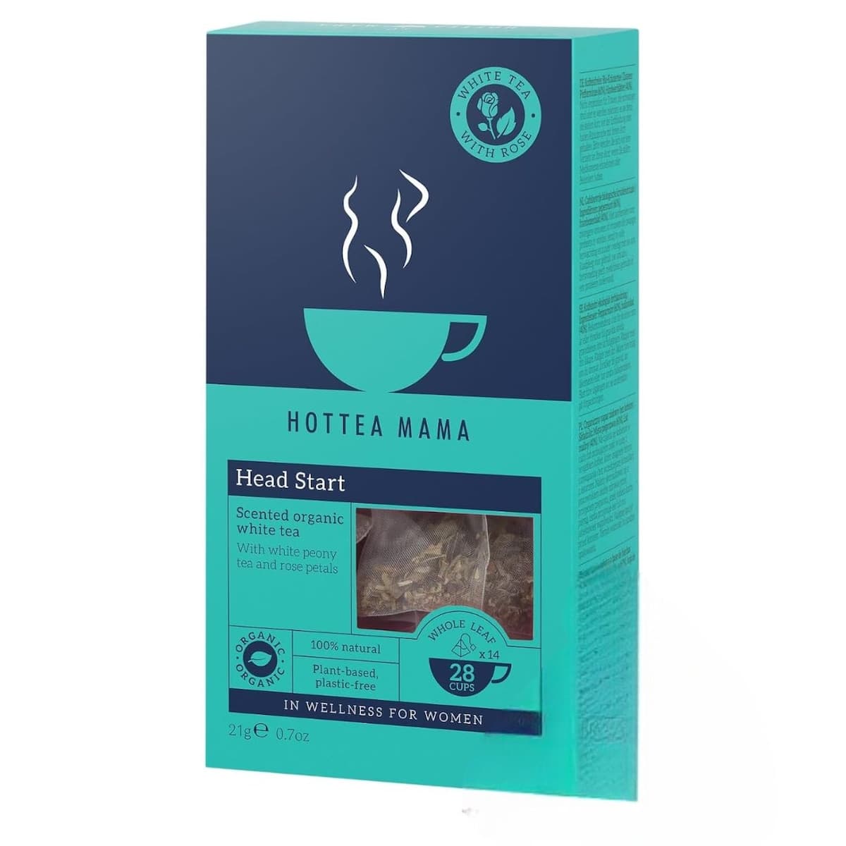 Thumbnail Hottea Mama Organic Head Start White Tea 14 Pack