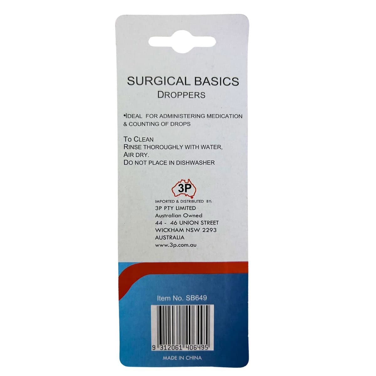 Thumbnail 3P Surgical Basics Glass Safety Droppers 2 Pack