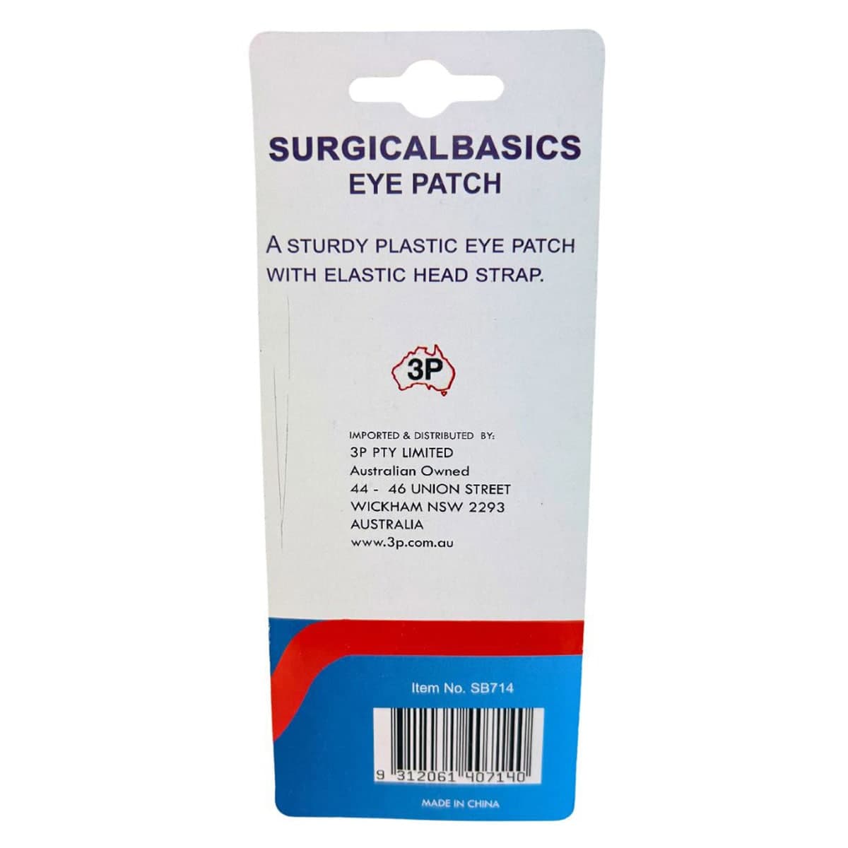 Thumbnail 3P Surgical Basics Rigid Plastic Eye Patch Beige Single