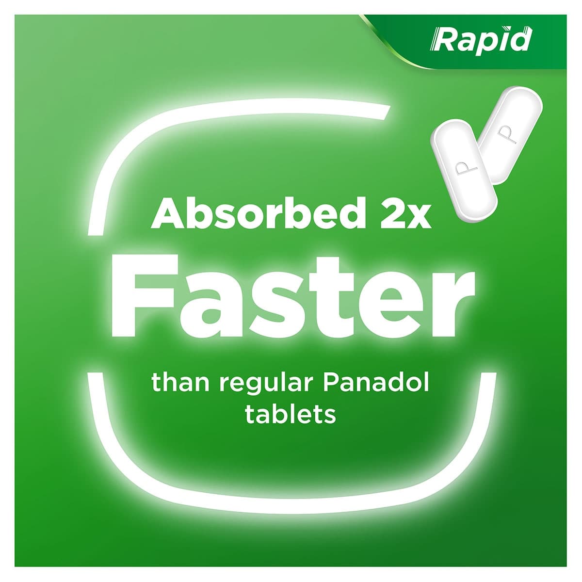 Thumbnail Panadol Rapid 500mg Paracetamol Pain Relief Caplets 16 Pack