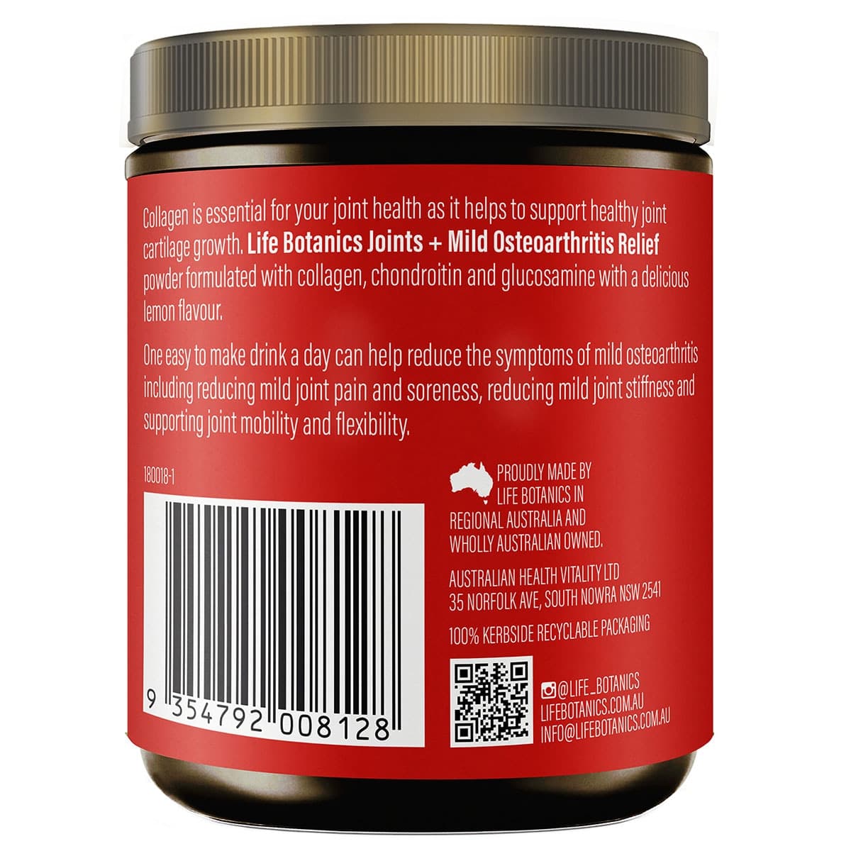 Thumbnail Life Botanics Joints Powder 150g