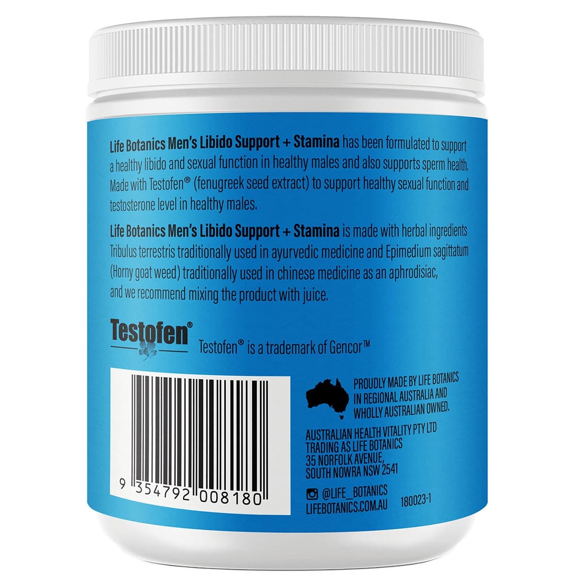 Thumbnail Life Botanics Men's Libido Powder 150g