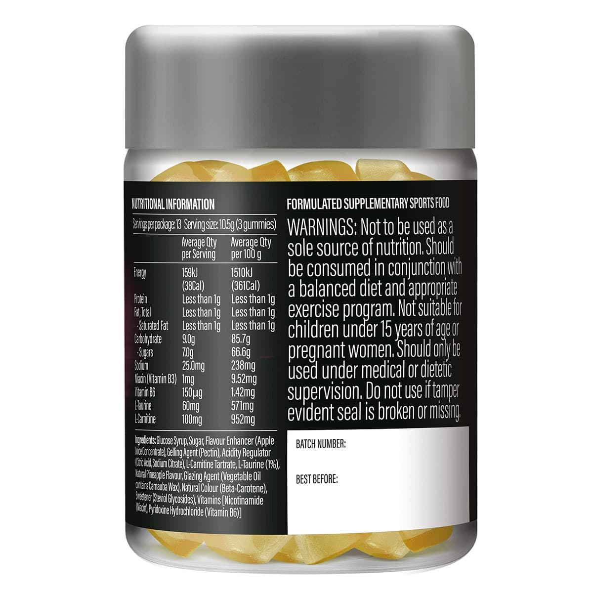 Thumbnail Life Botanics PreWorkout Gummies 40 Pack