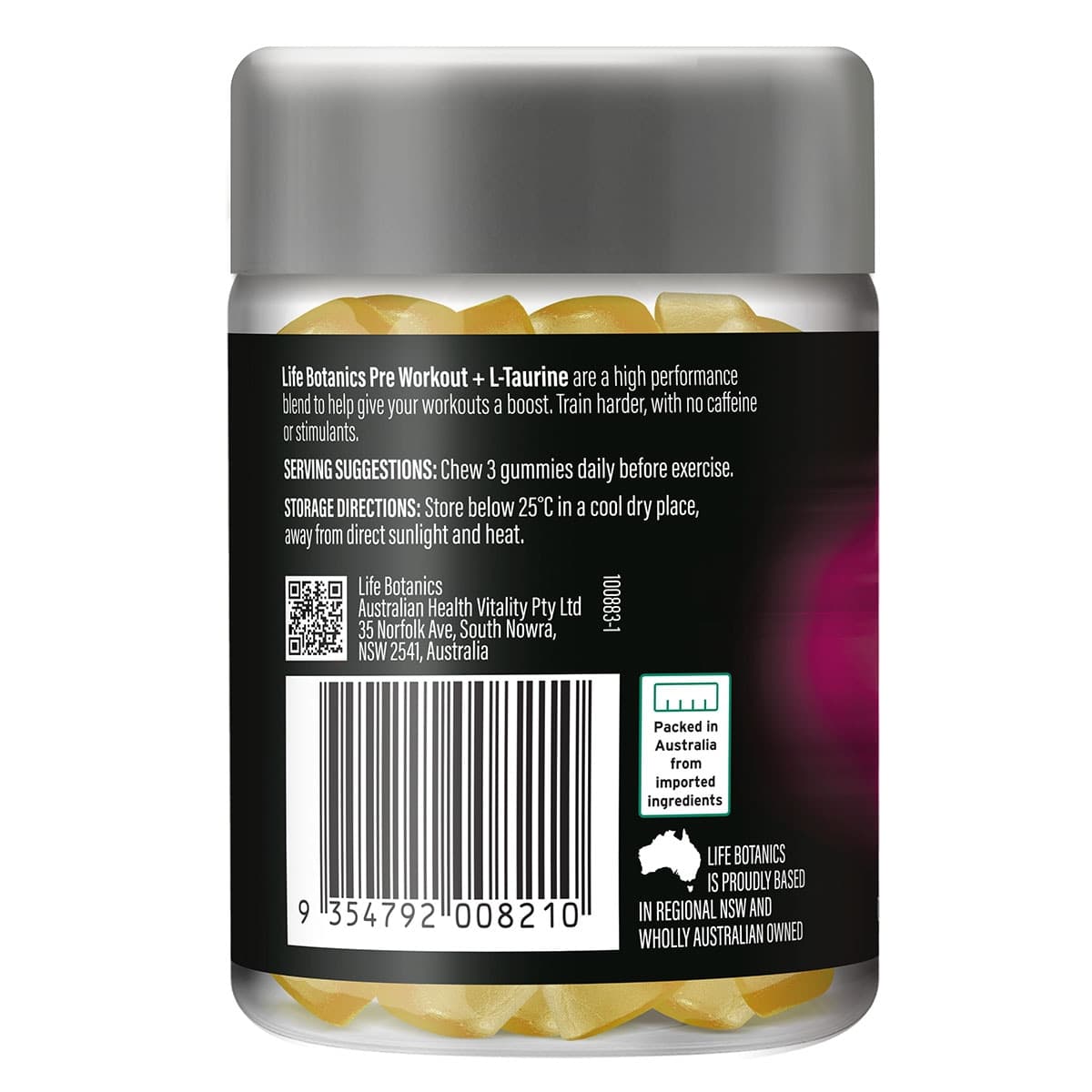 Thumbnail Life Botanics PreWorkout Gummies 40 Pack