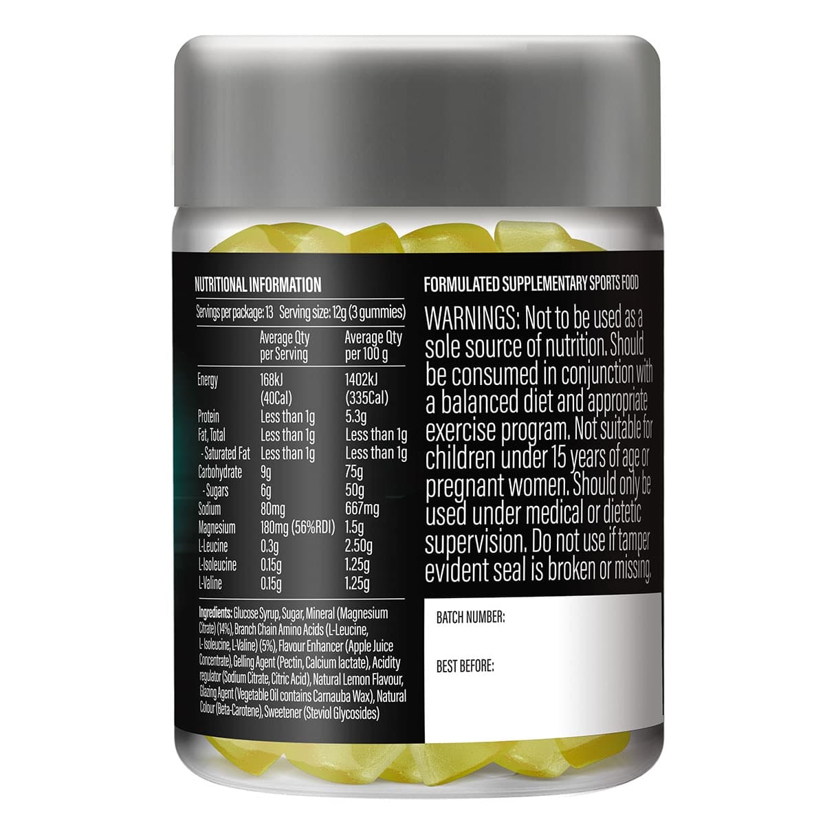 Thumbnail Life Botanics BCAA Gummies 40 Pack