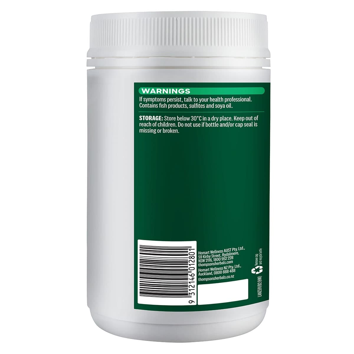 Thumbnail Thompson's Omega-3 Odourless Fish Oil 400 Capsules