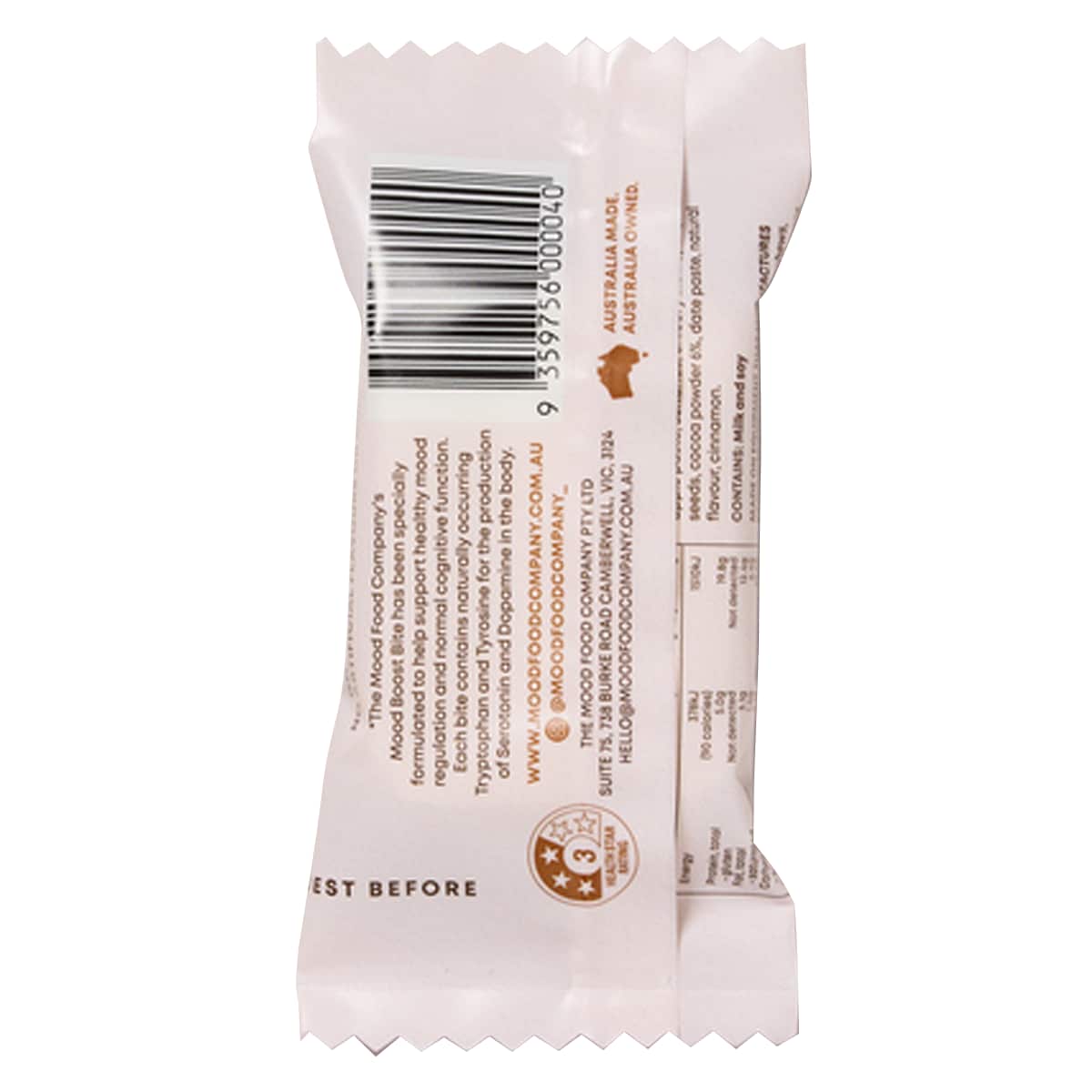 Thumbnail The Mood Food Company Mood Boost Chocolate Brownie Bite 16 x 25g