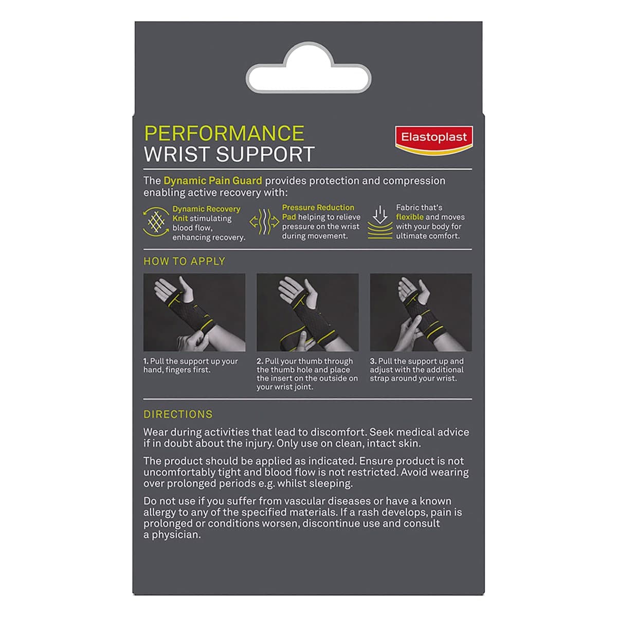 Thumbnail Elastoplast Performance Wrist Support L/XL 1 Support