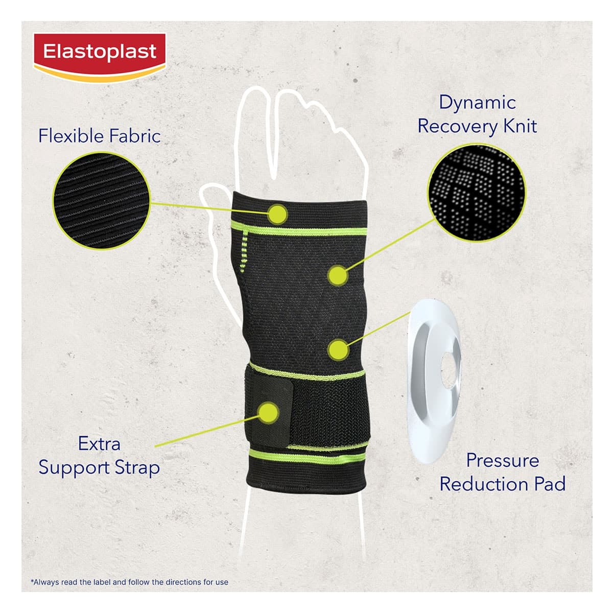 Thumbnail Elastoplast Performance Wrist Support L/XL 1 Support