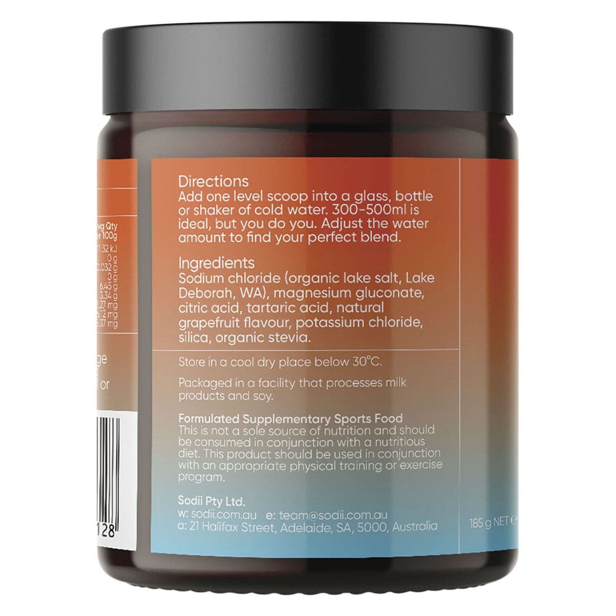 Thumbnail Sodii Everyday Hydration Salts Salty Grapefruit 185g