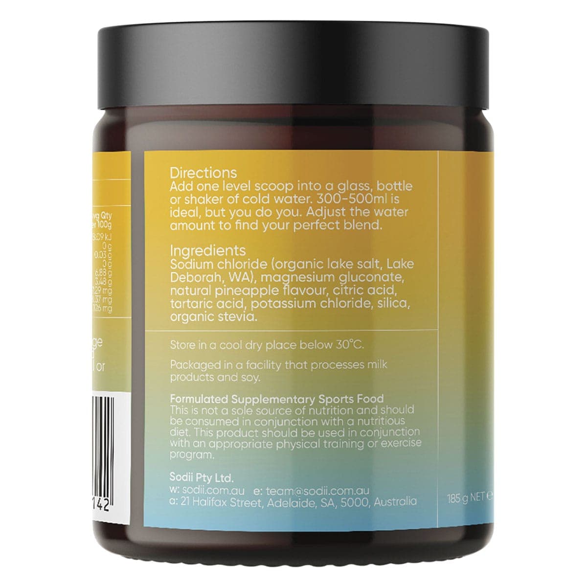 Thumbnail Sodii Everyday Hydration Salts Salty Pineapple 185g