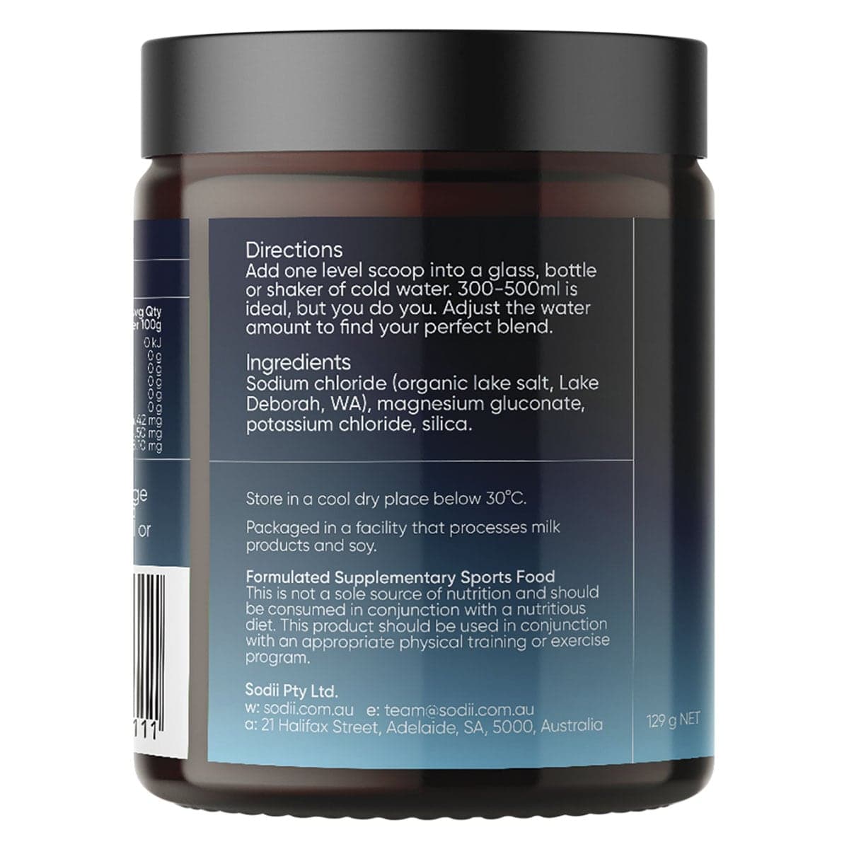 Thumbnail Sodii Everyday Hydration Salts Unflavoured 129g