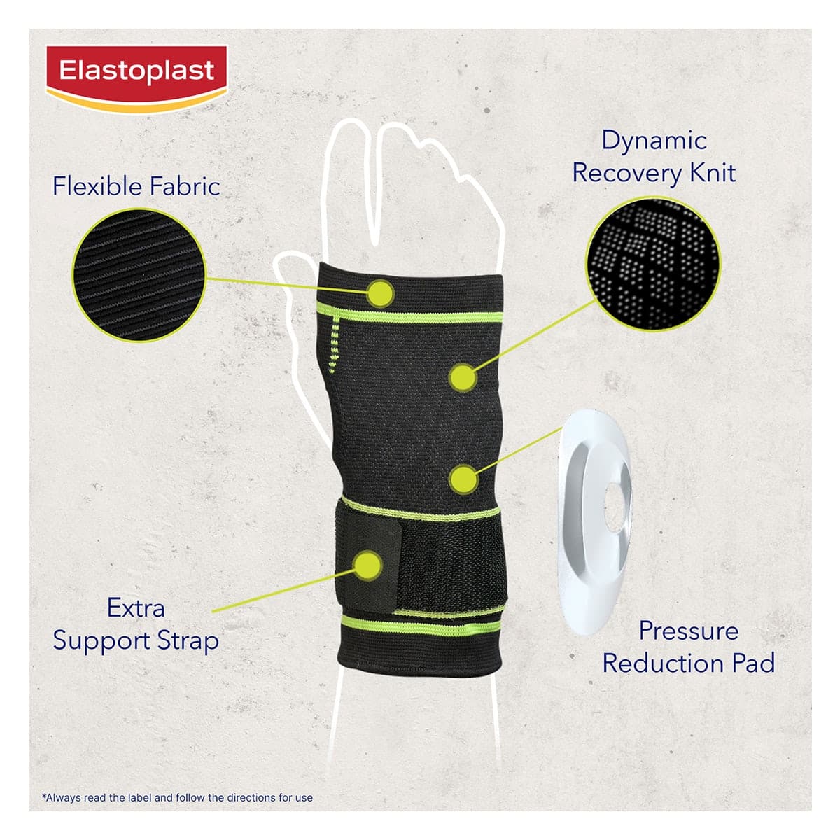Thumbnail Elastoplast Performance Wrist Support S/M 1 Support