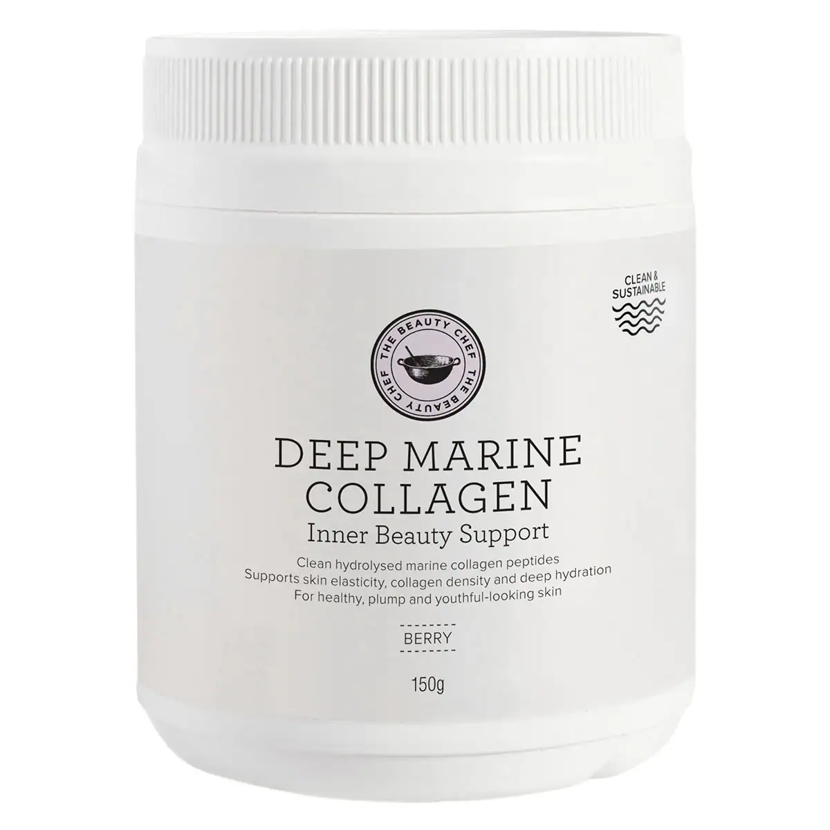 Thumbnail The Beauty Chef Deep Marine Collagen Inner Beauty Support Berry 150g