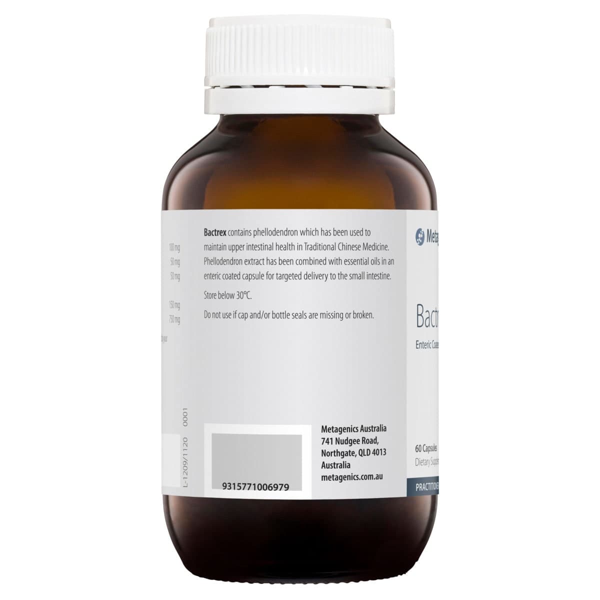 Thumbnail Metagenics Bactrex 60 Capsules