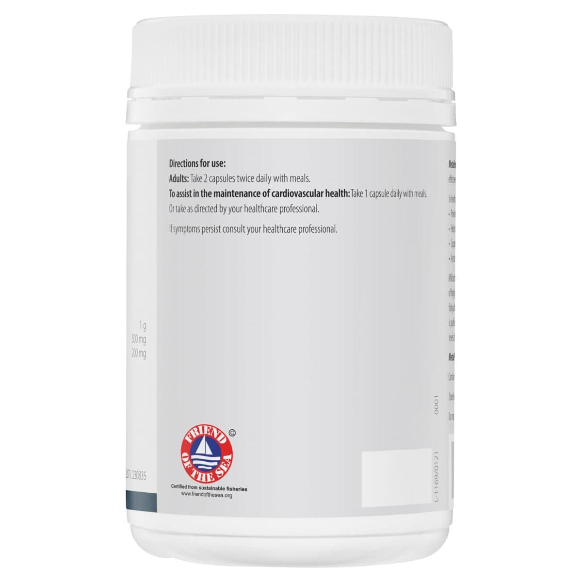 Thumbnail Metagenics OmegaGenics High Strength EPA/DHA Fish Oil 120 Capsules
