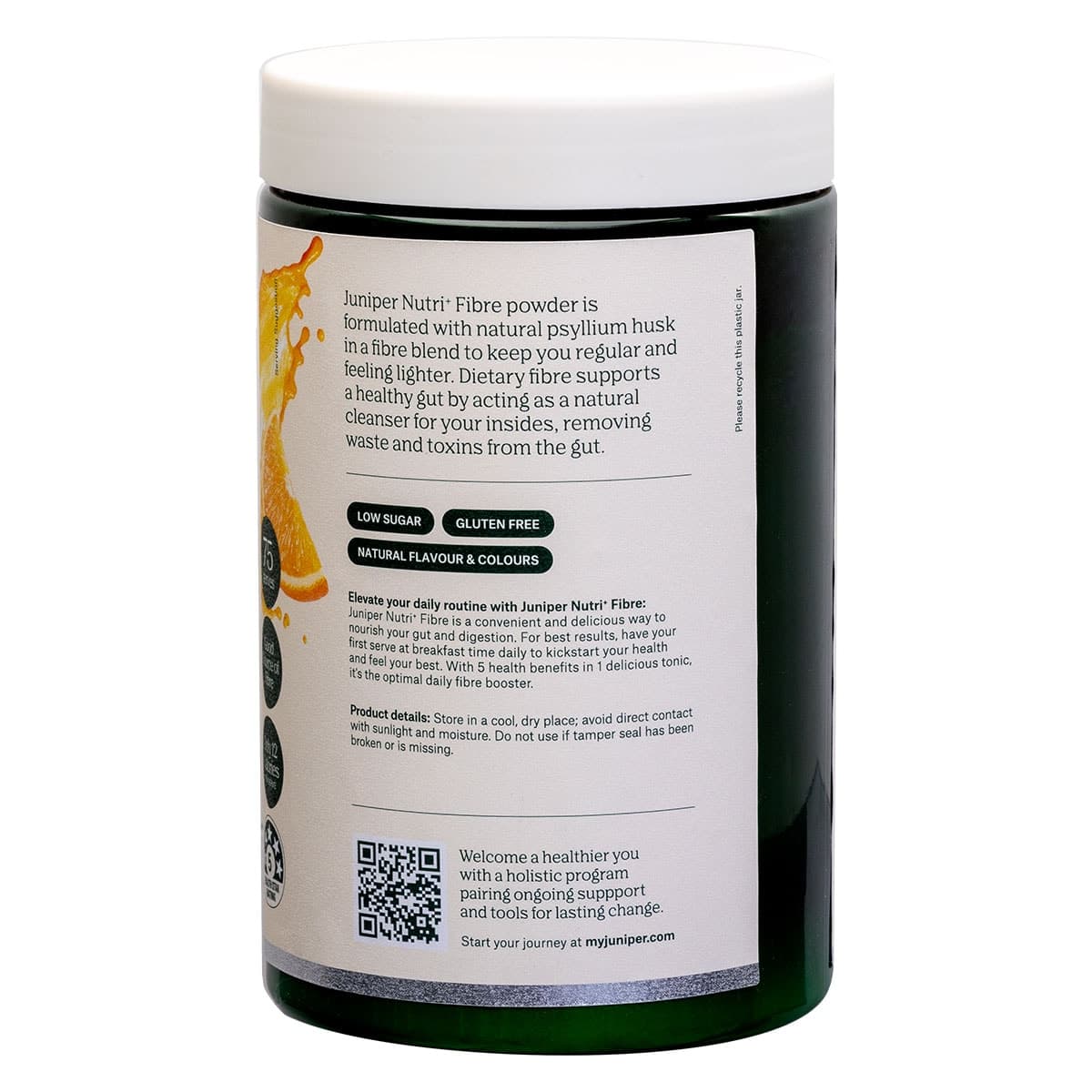 Thumbnail Juniper Nutri+ Fibre Natural Psyllium Powder Orange 425g