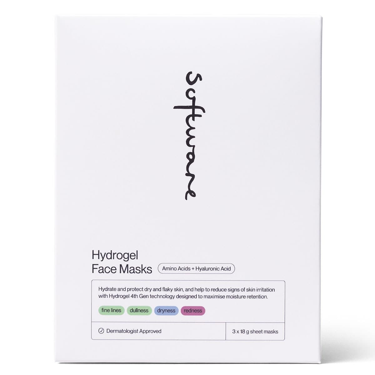 Thumbnail Software Hydrogel Face Sheet Mask 3 Pack