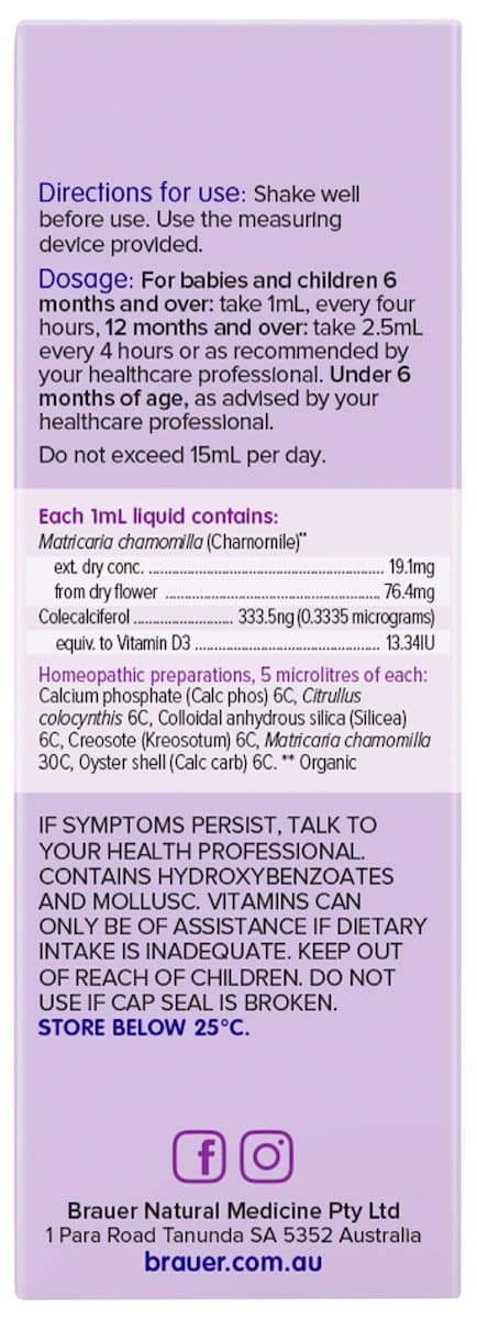 Thumbnail Brauer Baby & Child Teething Liquid 100ml