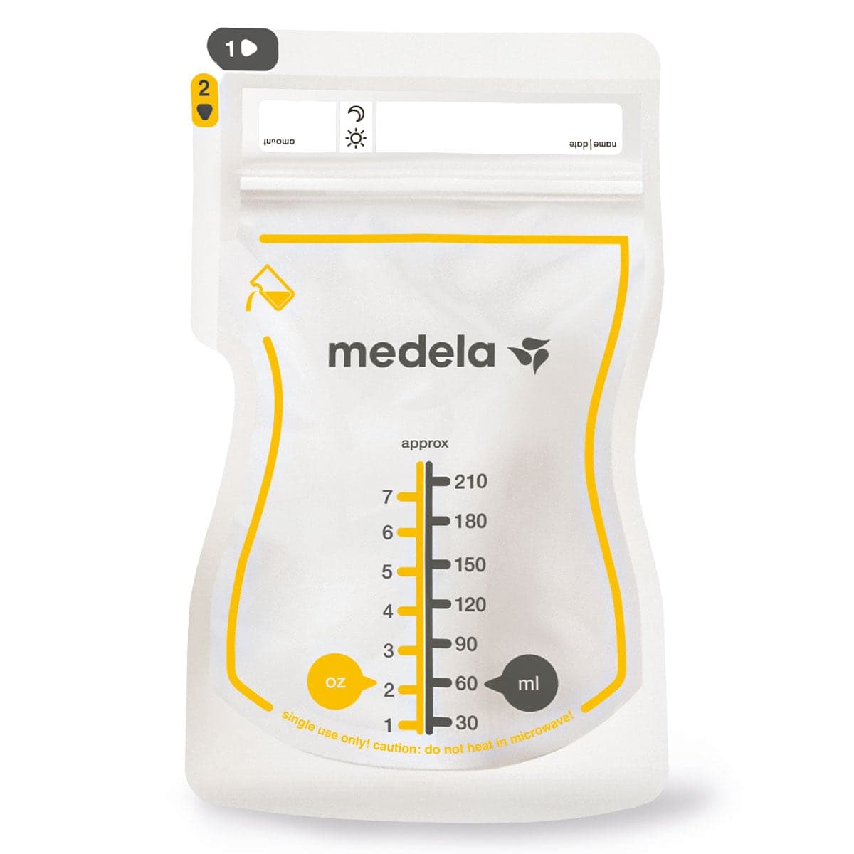 Thumbnail Medela Easy Pour Breast Milk Storage Bags 50 Pack