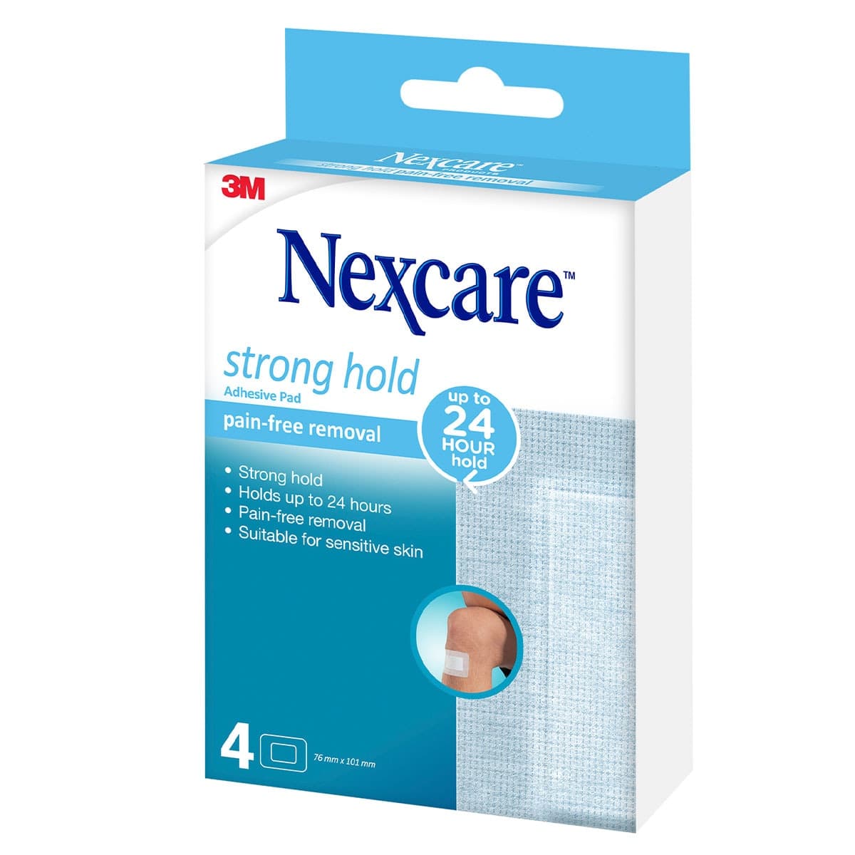 Thumbnail Nexcare Strong Pain Free Removal Adhesive Pad 4 Pack