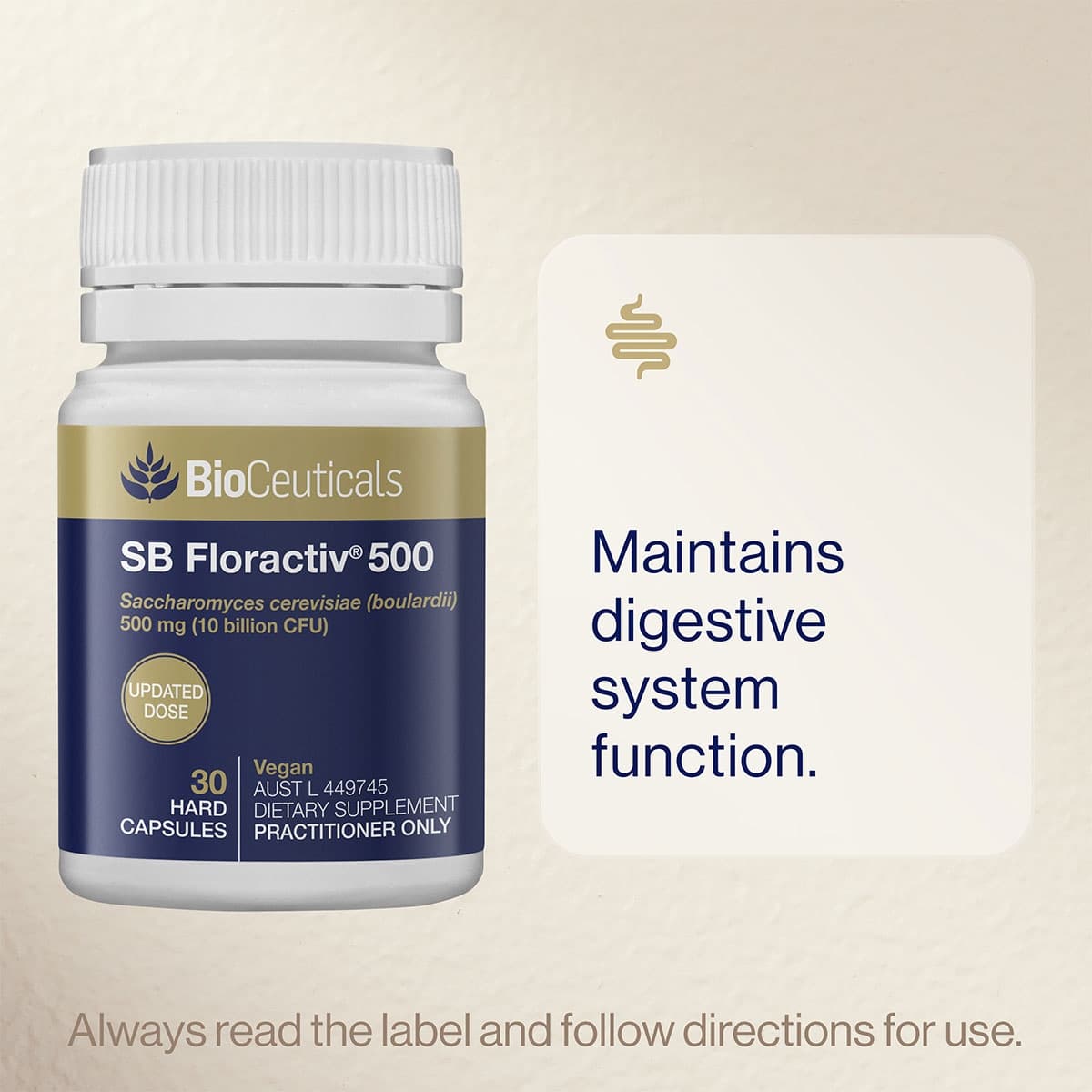 Thumbnail BioCeuticals SB Floractiv 500 30 Capsules