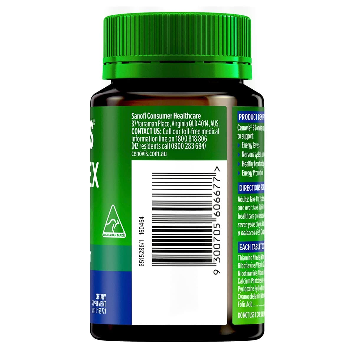 Thumbnail Cenovis B Complex 180 Tablets