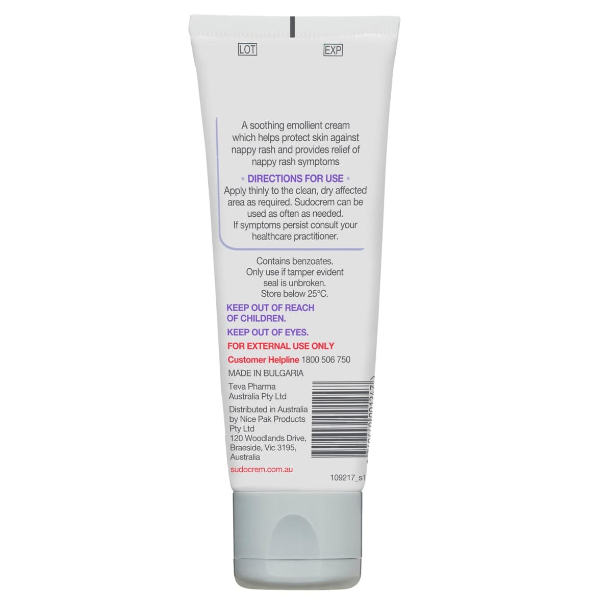 Thumbnail Sudocrem Healing Cream for Nappy Rash 100g