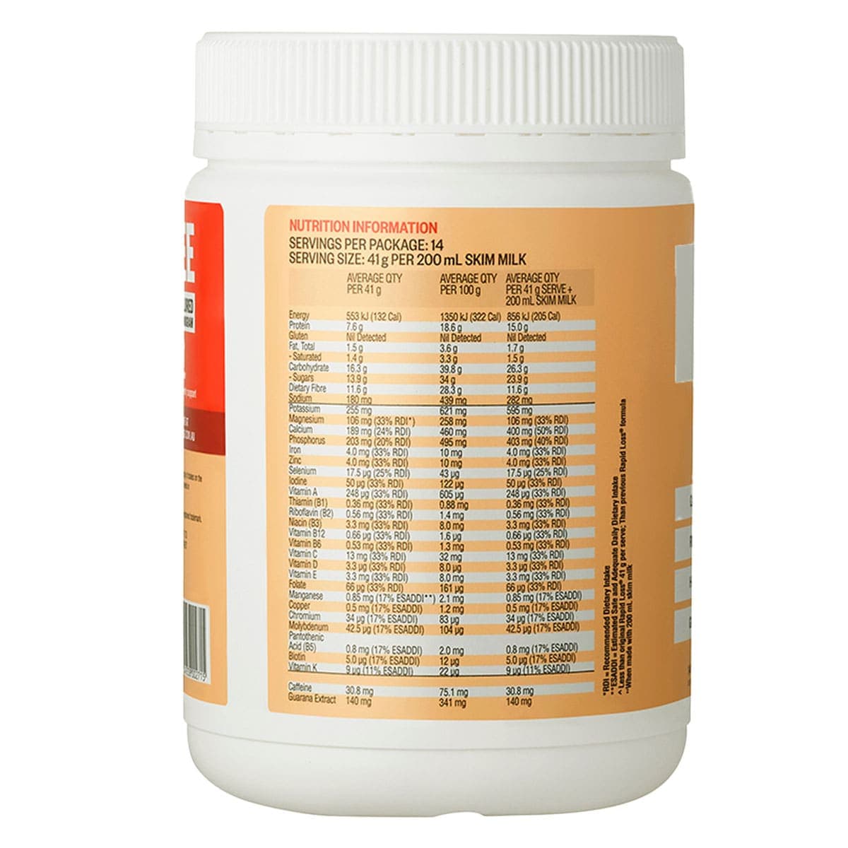 Thumbnail Rapid Loss Salted Caramel Meal Replacement Shake 575g