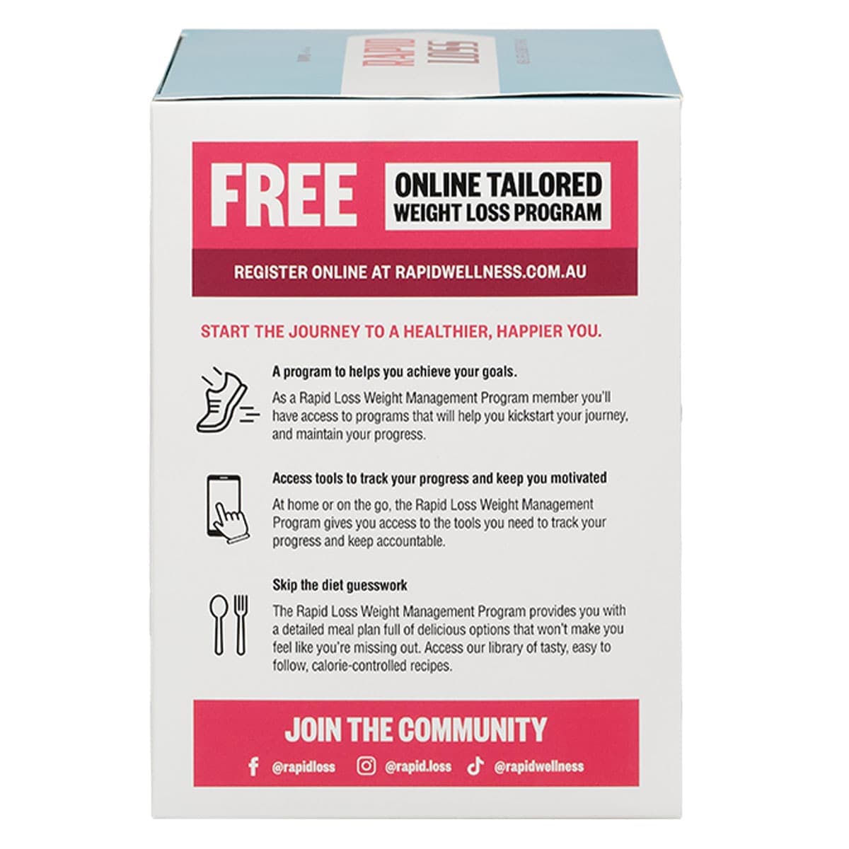 Thumbnail Rapid Loss High Protein Meal Replacements Shake Mixed Pack 10 x 48g