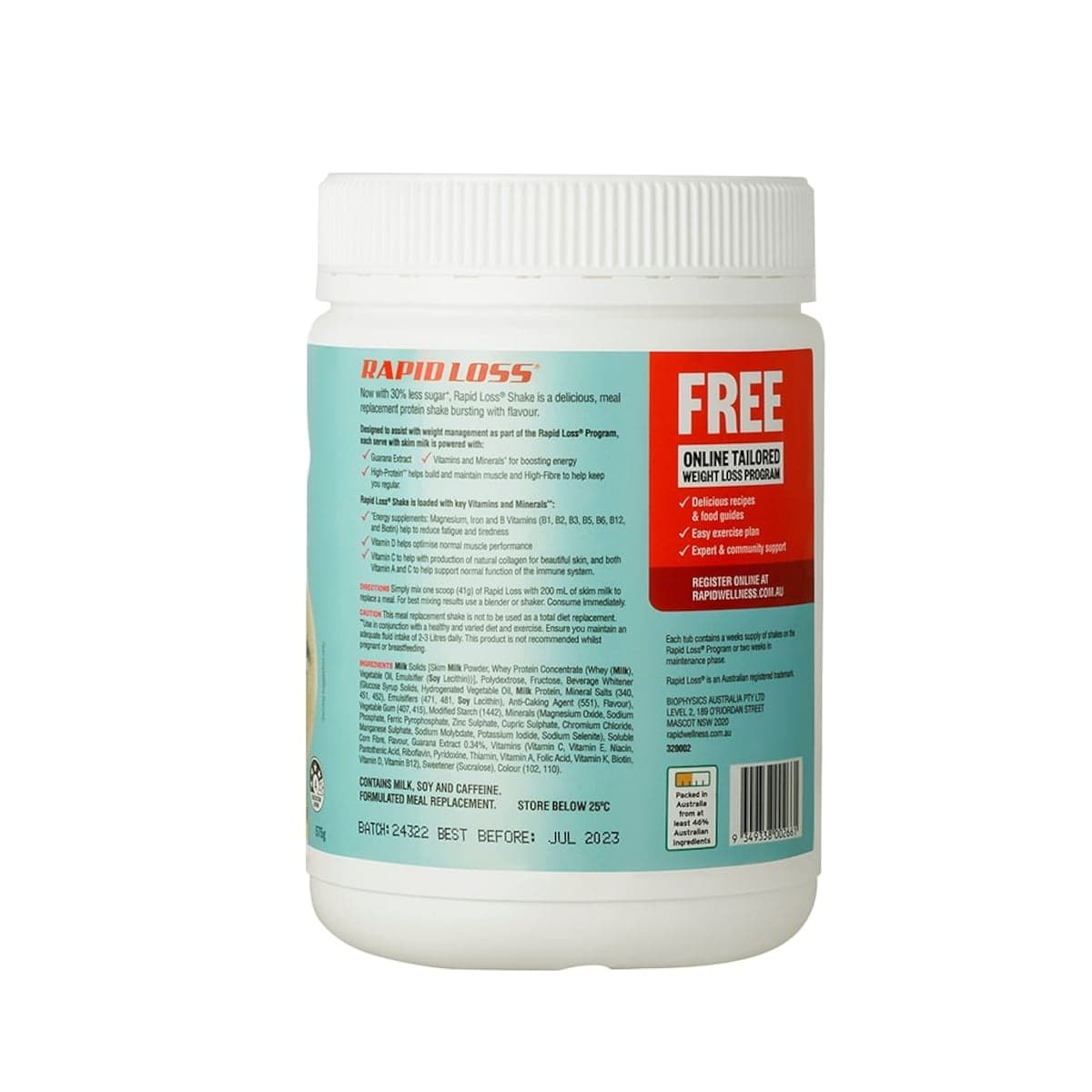 Thumbnail Rapid Loss Vanilla Meal Replacement Shake 575g