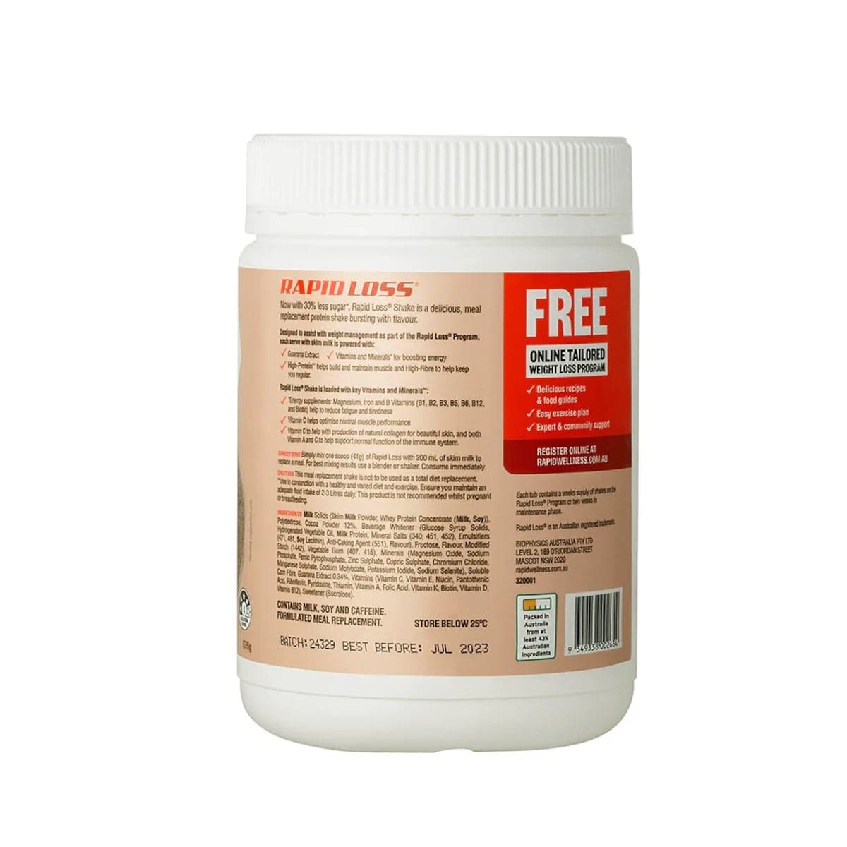 Thumbnail Rapid Loss Chocolate Meal Replacement Shake 575g