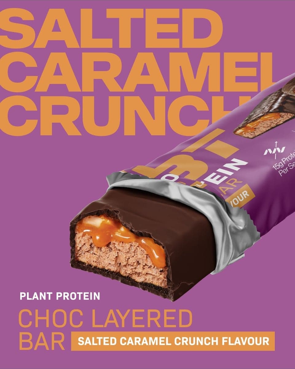 Thumbnail CMBT Layered Plant Protein Bar - Salted Caramel Crunch 12 x 50g