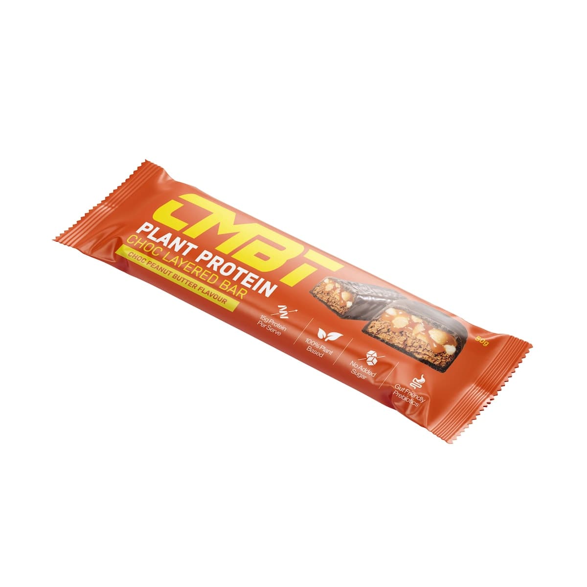 Thumbnail CMBT Layered Plant Protein Bar - Choc Peanut butter 12 x 50g