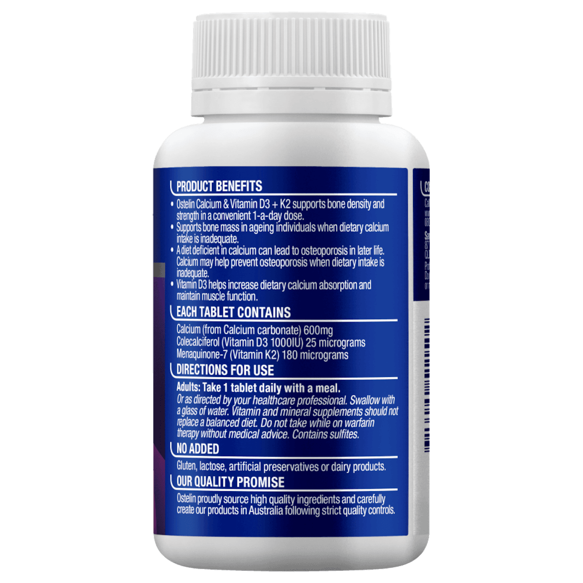 Thumbnail Ostelin Cal-Dk2 60 Tablets