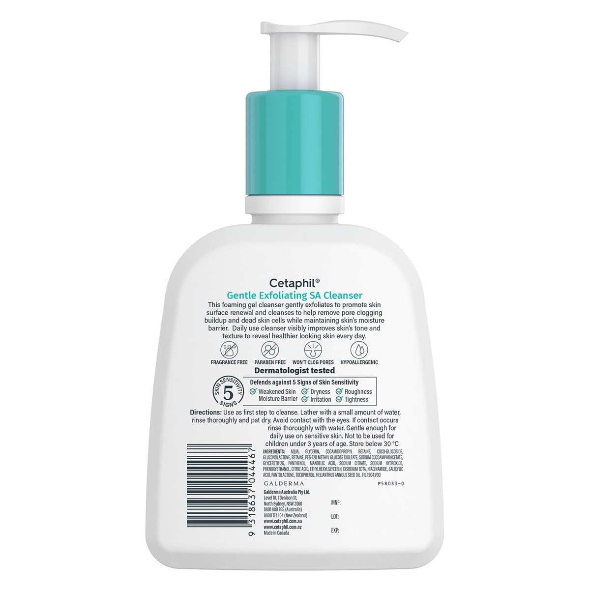 Thumbnail Cetaphil Gentle Exfoliating SA Cleanser 236ml