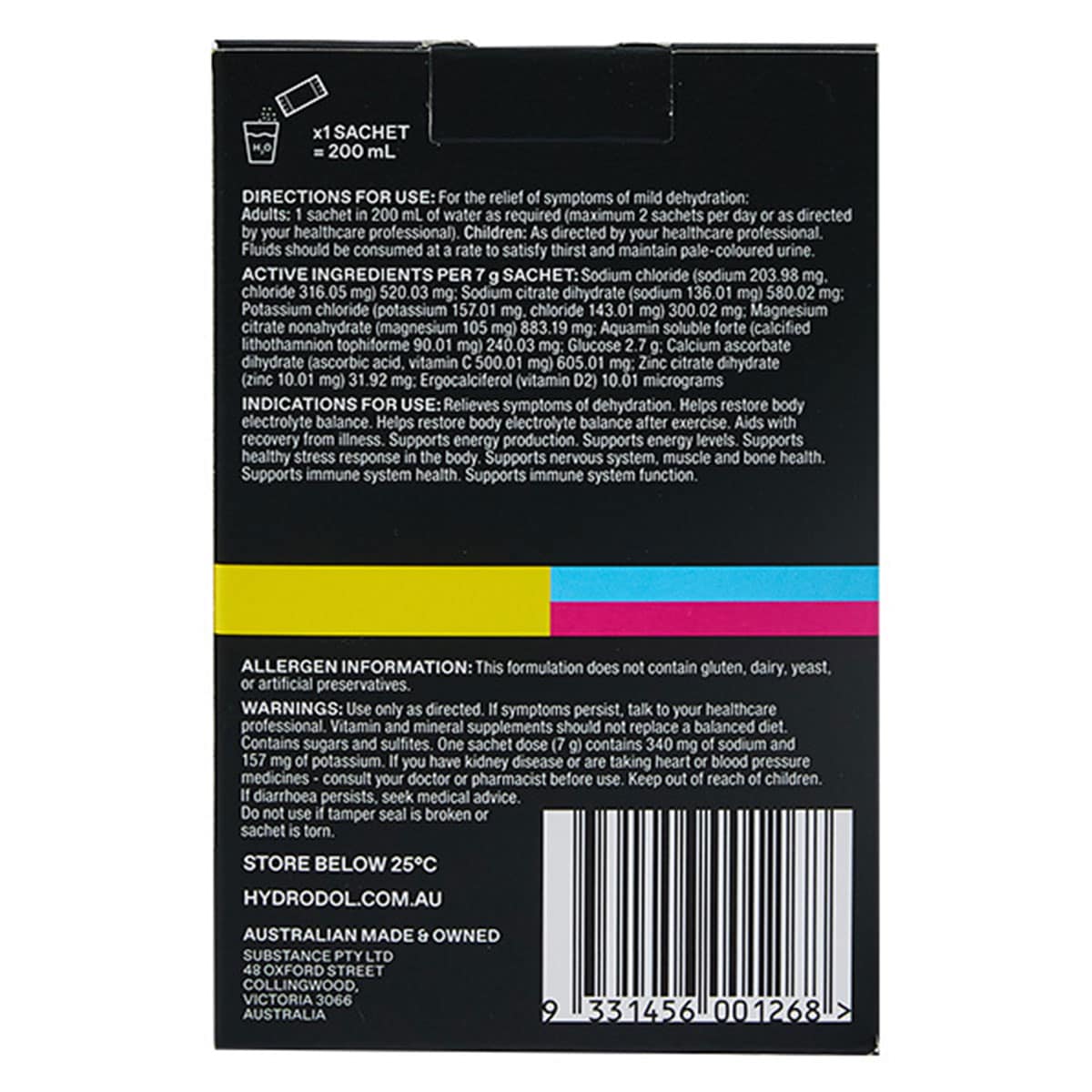 Thumbnail Hydrodol Rehydration X Immunity Sachets 10 x 7g
