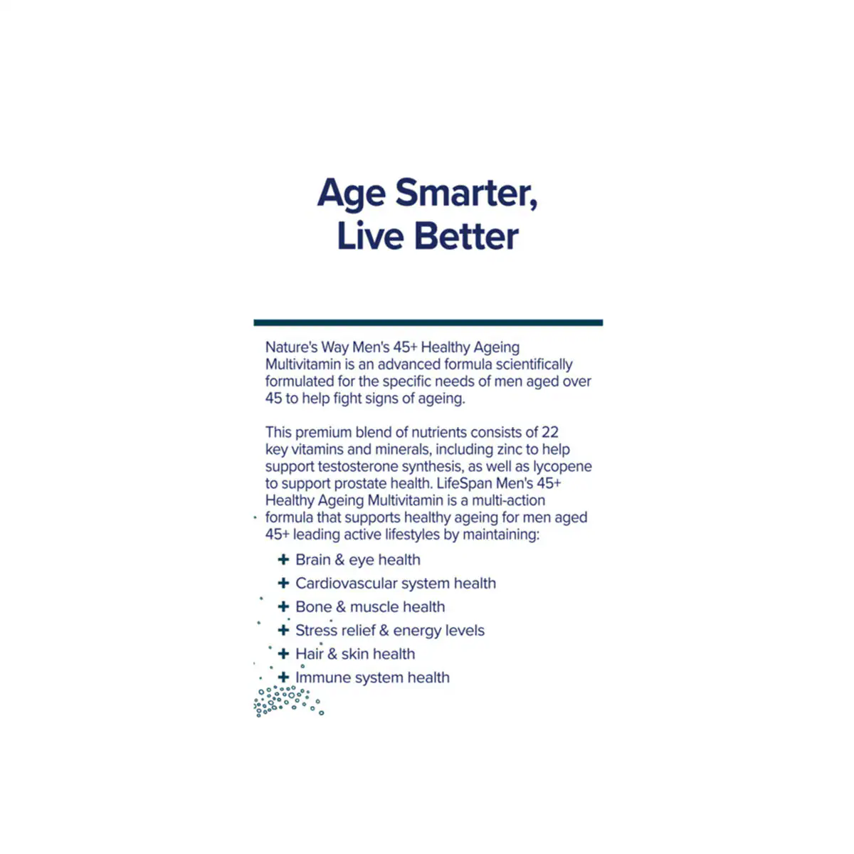 Thumbnail Nature's Way Lifespan Mens 45+ Multivitamin 60 Tablets
