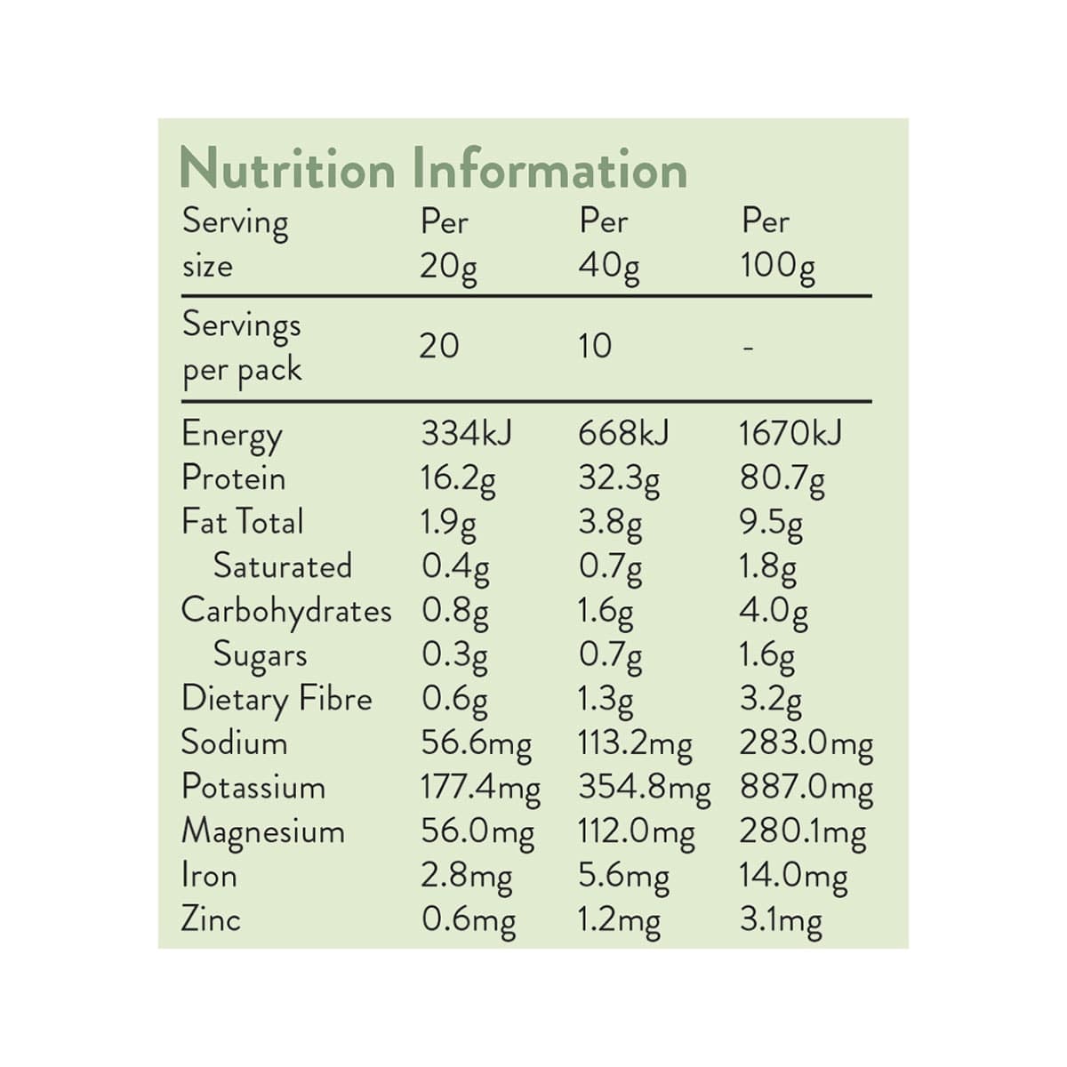 Thumbnail Power Super Foods Real Plant Protein Natural 400g