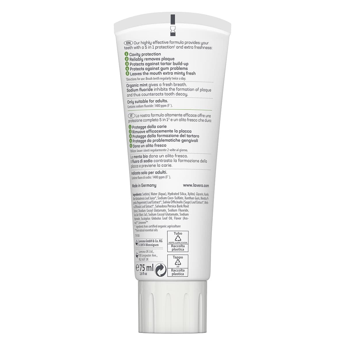 Thumbnail Lavera Complete Care Toothpaste Mint 75ml