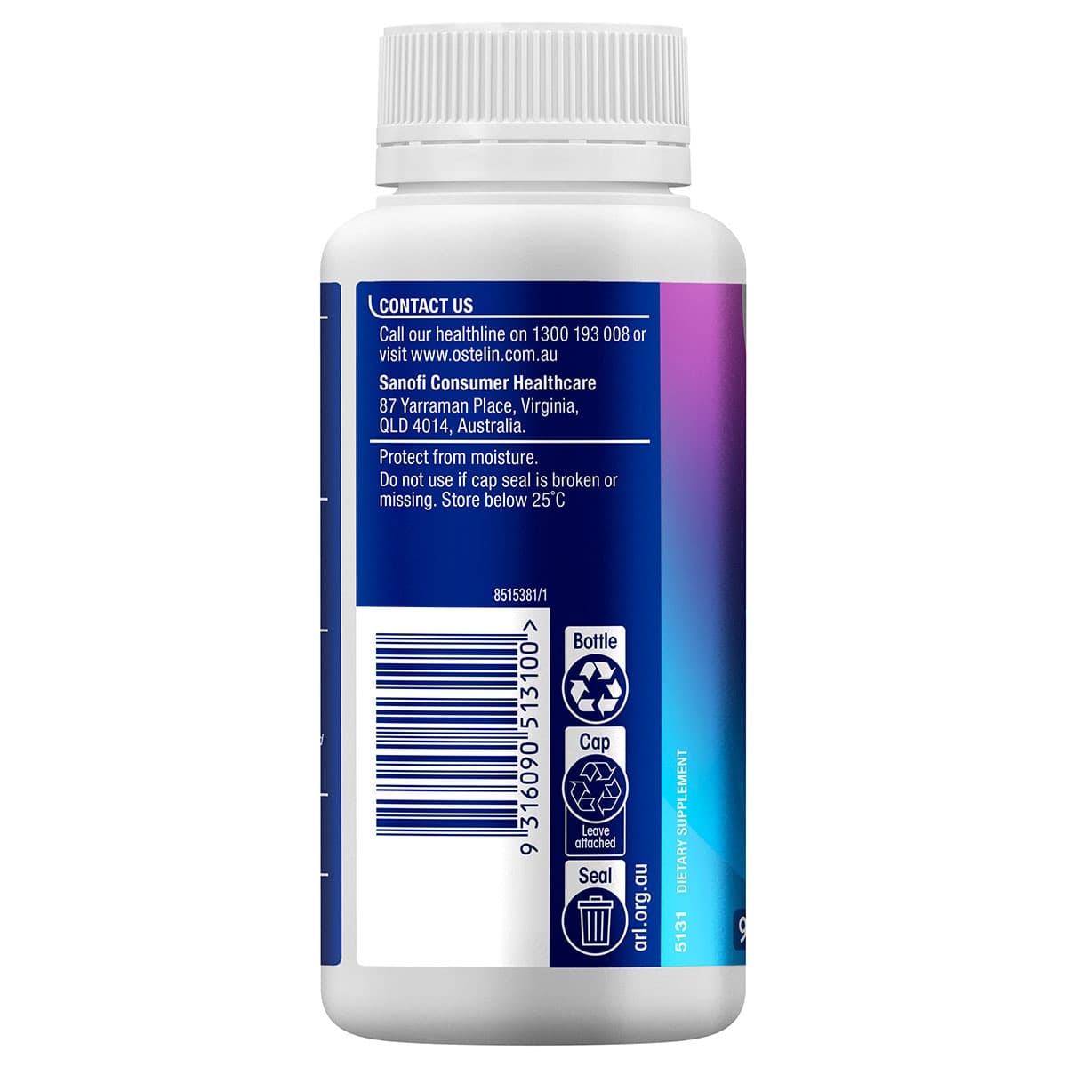 Thumbnail Ostelin Vitamin D3 & Glucosamine + Chondroitin 90 Tablets