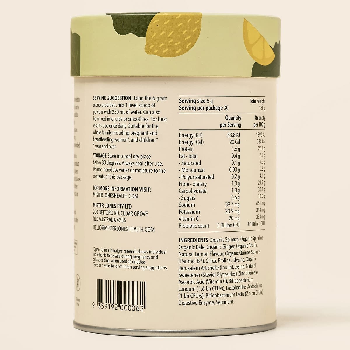 Thumbnail Mister Jones Daily Beauty Greens Powder 180g