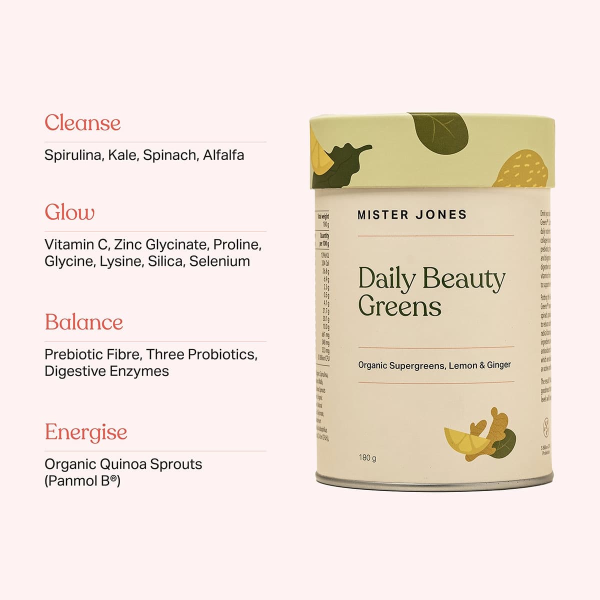 Thumbnail Mister Jones Daily Beauty Greens Powder 180g