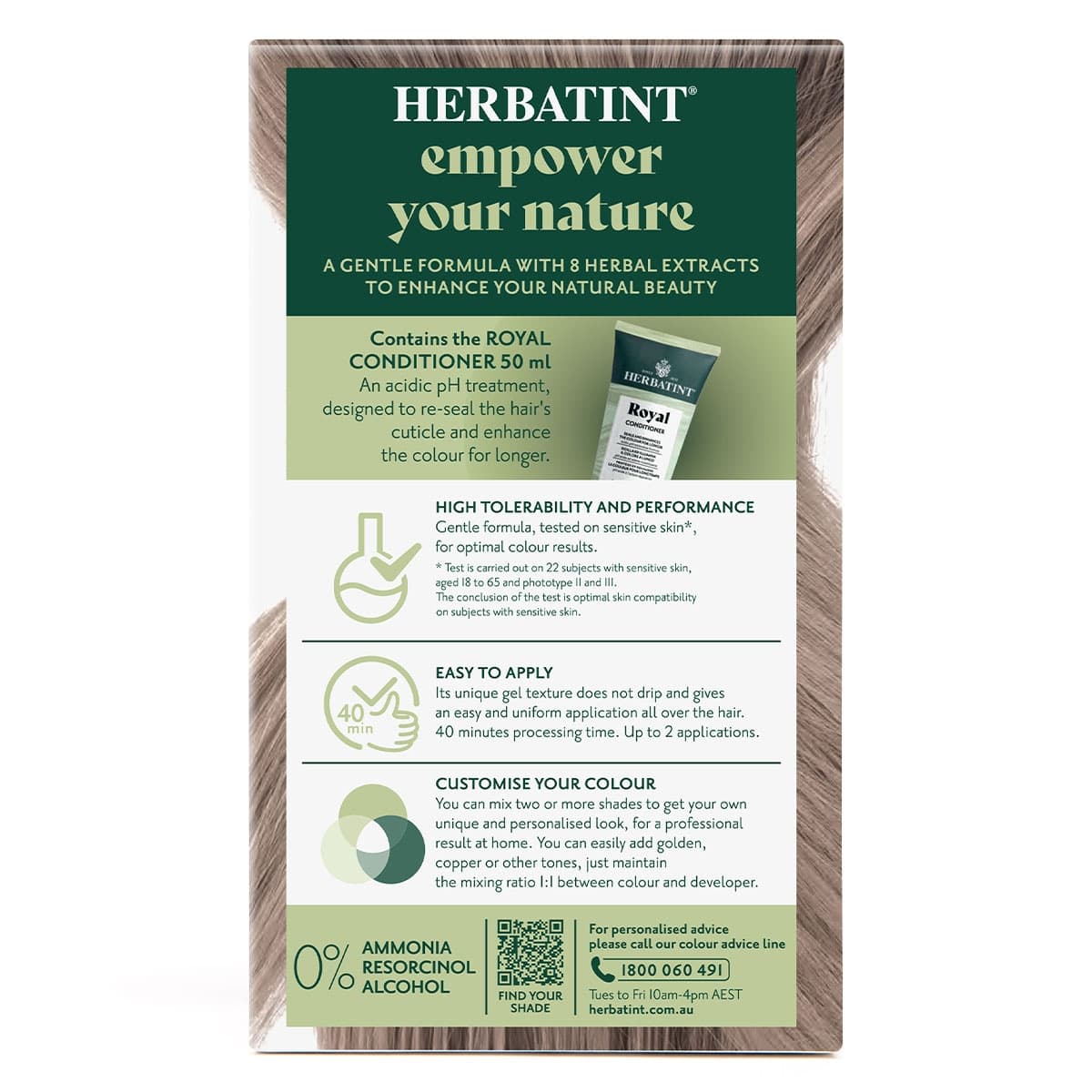 Thumbnail Herbatint Hair Colour Gel 8C Light Ash Blonde 170ml