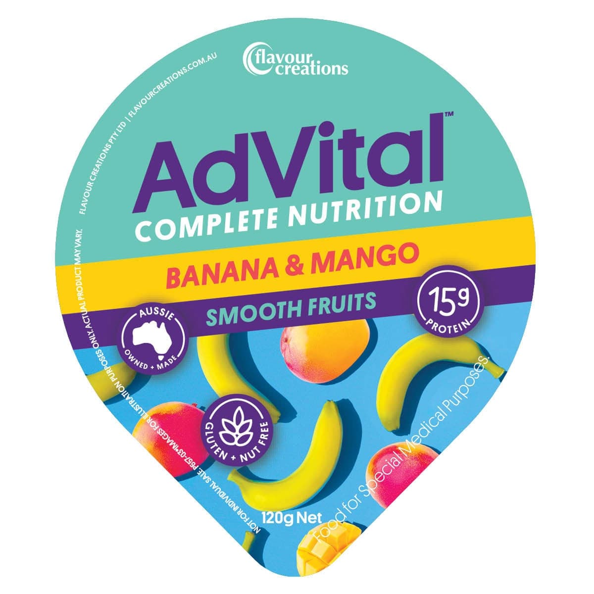 Thumbnail AdVital Nutritionally Complete Banana and Mango Smooth Fruits 2 Pack