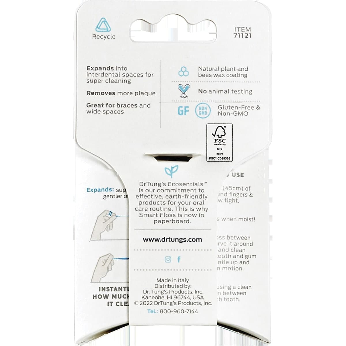 Thumbnail Dr Tungs Smart Dental Floss Natural Cardamom 27m