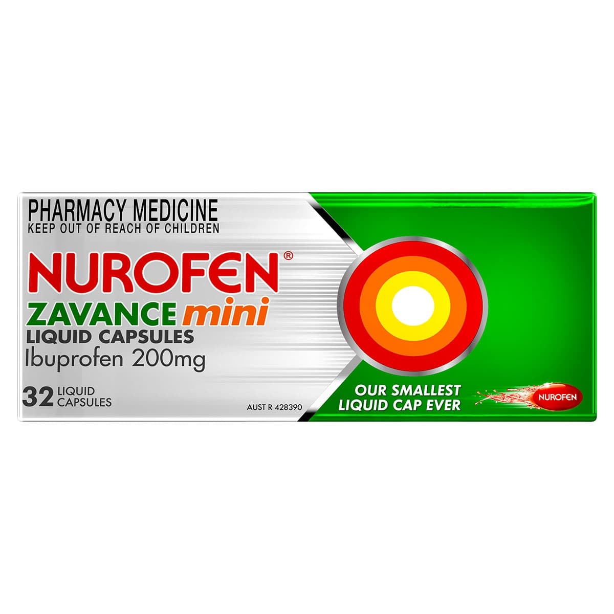 Thumbnail Nurofen Zavance Mini 32 Liquid Capsules