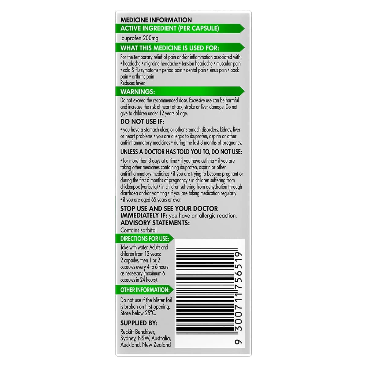 Thumbnail Nurofen Zavance Mini 32 Liquid Capsules