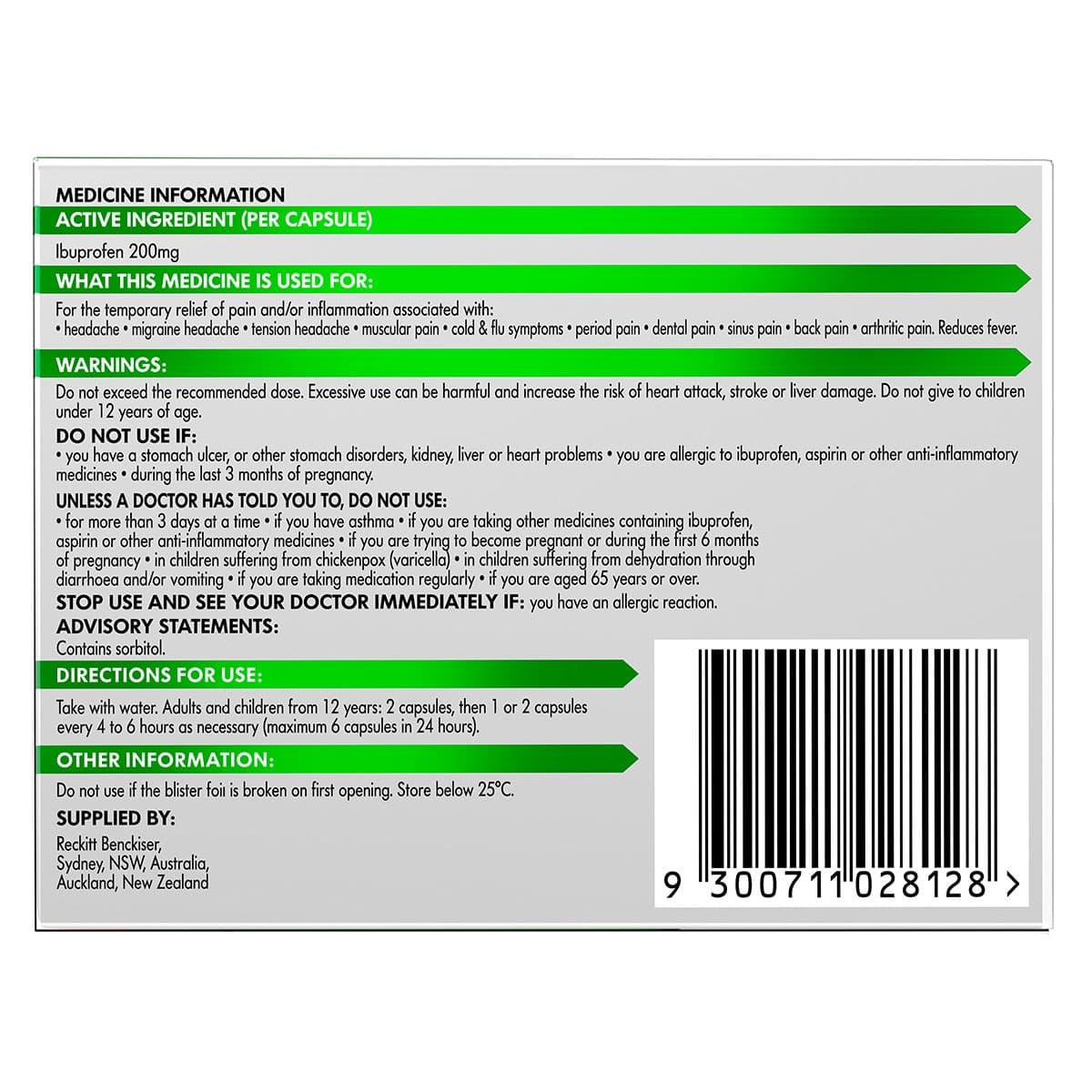 Thumbnail Nurofen Zavance Mini 64 Liquid Capsules